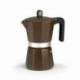 CAFETERA ITALIANA INDUCTION CREAM M671012/ 12 TAZAS/ MARRÓN