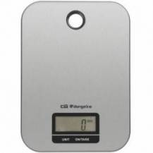 BÁSCULA DE COCINA ELECTRÓNICA ORBEGOZO PC 1019/ HASTA 5KG/ PLATA