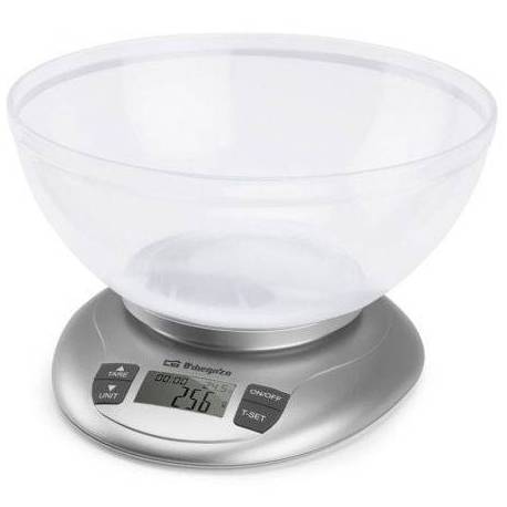 BÁSCULA DE COCINA ELECTRÓNICA ORBEGOZO PC 2017 A/ HASTA 3.5KG/ PLATA