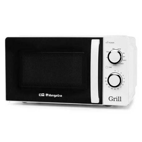 MICROONDAS ORBEGOZO MIG 2130/ 700W/ CAPACIDAD 20L/ FUNCIÓN GRILL/ BLANCO