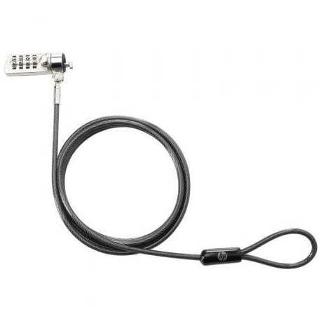 CABLE DE SEGURIDAD PARA PORTÁTILES HP T0Y16AA/ 1.22M