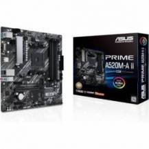 PLACA BASE ASUS PRIME A520M-A II/CSM SOCKET AM4/ DDR4/ PCIE 3.0/ MICRO ATX
