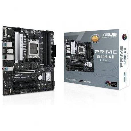 PLACA BASE ASUS PRIME B650M-A II-CSM/ SOCKET AM5/ DDR5/ PCIE 5.0/ MICRO ATX