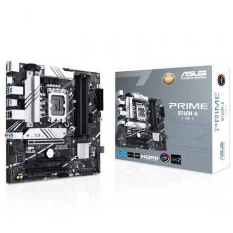 PLACA BASE ASUS PRIME B760M-A-CSM SOCKET 1700/ DDR5/ PCIE 4.0/ MICRO ATX