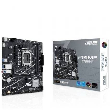 PLACA BASE ASUS PRIME B760M-F SOCKET 1700/ DDR5/ PCIE 4.0/ MICRO ATX