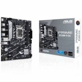 PLACA BASE ASUS PRIME B760M-R D4 SOCKET 1700/ DDR4/ PCIE 4.0/ MICRO ATX
