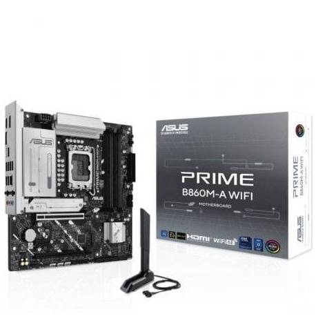 PLACA BASE ASUS PRIME B860M-A WIFI SOCKET 1851/ DDR5/ PCIE 5.0/ MICRO ATX