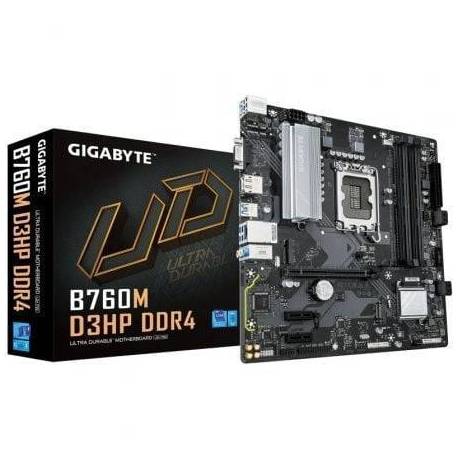 PLACA BASE GIGABYTE B760M D3HP DDR4 SOCKET 1700/ DDR4/ PCIE 4.0/ MICRO ATX