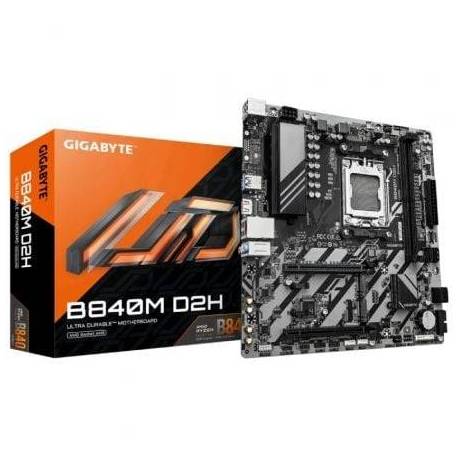 PLACA BASE GIGABYTE B840M D2H SOCKET AM5/ DDR5/ PCIE 4.0/ MICRO ATX