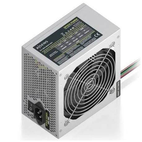 FUENTE DE ALIMENTACIÓN AISENS ASPC-500ATX-SEO/ 500W/ VENTILADOR 12CM