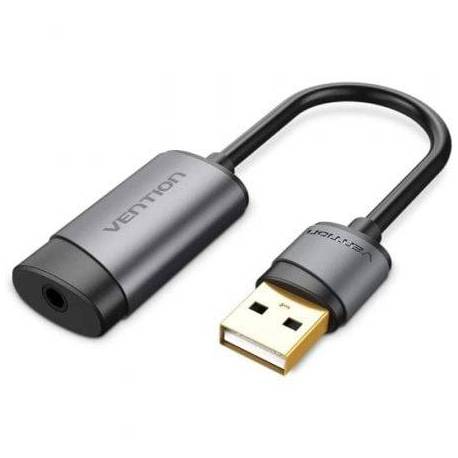 TARJETA DE SONIDO VENTION CDJHB/ USB MACHO - JACK 3.5 HEMBRA
