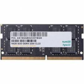 MEMORIA RAM APACER AS16GGB32CSYBGH 16GB/ DDR4/ 3200MHZ/ 1.2V/ CL22/ SODIMM