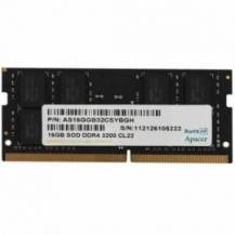 MEMORIA RAM APACER ES.16G21.GSH 16GB/ DDR4/ 3200MHZ/ 1.2V/ CL22/ SODIMM