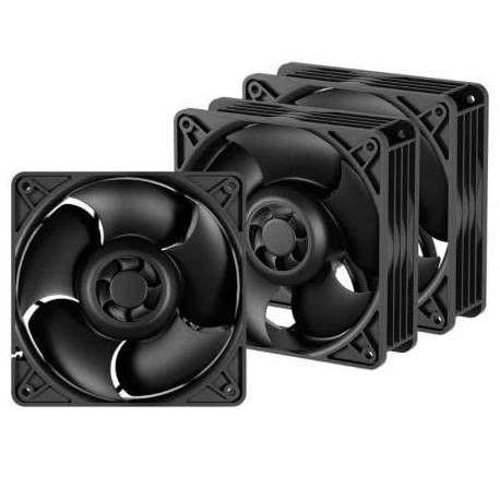 PACK DE 3 VENTILADORES ARCTIC S12038-4K/ 12CM