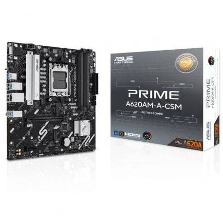 PLACA BASE ASUS A620AM-A-CSM SOCKET AM5/ DDR5/ PCIE 4.0/ MICRO ATX