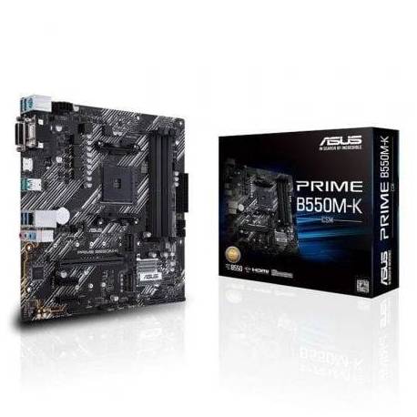PLACA BASE ASUS PRIME B550M-K SOCKET AM4/ DDR4/ PCIE 4.0/ MICRO ATX
