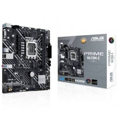 PLACA BASE ASUS PRIME H610M-E-CSM/ SOCKET 1700/ DDR5/ PCIE 4.0/ MICRO ATX
