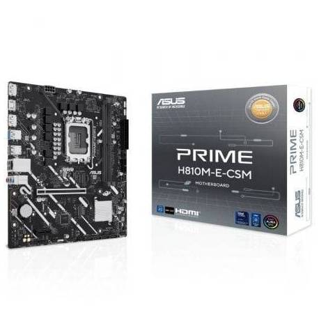 PLACA BASE ASUS PRIME H810M-E-CSM/ SOCKET 1851/ DDR5/ PCIE 4.0/ MICRO ATX