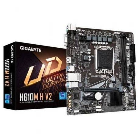 PLACA BASE GIGABYTE H610M H V2 SOCKET 1700/ DDR5/ PCIE 4.0/ MICRO ATX