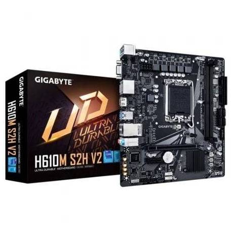PLACA BASE GIGABYTE H610M S2H V2 SOCKET 1700/ DDR5/ PCIE 4.0/ MICRO ATX