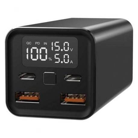 BATERÍA EXTERNA/POWERBANK LEOTEC POWERBANK 20000MAH PD/ 65W/ COMPATIBLE CON PORTÁTILES