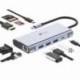 DOCKING USB TIPO-C LEOTEC LEDS01/ 3XUSB/ 2XUSB TIPO-C/ 1XUSB TIPO-C PD/ 1XHDMI 4K/ 1XVGA/ 1XRJ45/ 1XAUDIO/ 1XLECTOR TARJETAS SD