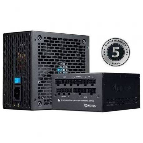 FUENTE DE ALIMENTACIÓN HIDITEC GDX750 V2/ 750W/ VENTILADOR 14CM/ ATX 3.0/ PCIE 5.0/ 80 PLUS GOLD