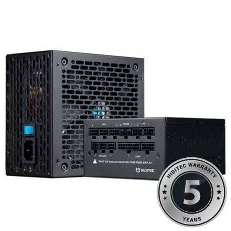 FUENTE DE ALIMENTACIÓN HIDITEC GDX850 V3/ 850W/ VENTILADOR 14CM/ ATX 3.1/ PCIE 5.1/ 80 PLUS GOLD