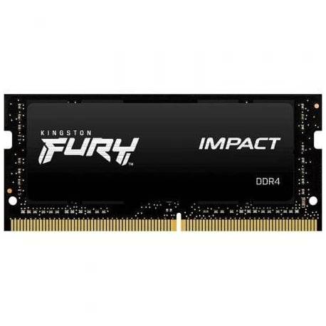MEMORIA RAM KINGSTON FURY IMPACT 8GB/ DDR4/ 3200MHZ/ 1.2V/ CL20/ SODIMM