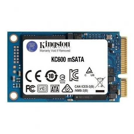 DISCO SSD KINGSTON KC600 256GB/ MSATA/ FULL CAPACITY