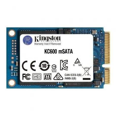 DISCO SSD KINGSTON KC600 512GB/ MSATA/ FULL CAPACITY