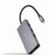 DOCKING TIPO-C NANOCABLE 10.16.1009/ 3XUSB/ 2XHDMI 4K/ 1XRJ45/ 1XLECTOR TARJETAS/ 1XUSB TIPO-C PD/ GRIS