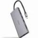 DOCKING TIPO-C NANOCABLE 10.16.4612/ 3XUSB/ 1XUSB TIPO-C/ 2XHDMI 4K/ 1XDISPLAYPORT/ 1XRJ45/ 1XLECTOR TARJETAS/ 1XJACK 3.5/