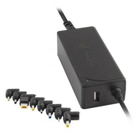 CARGADOR DE PORTÁTIL NGS W-45W/ 45W/ AUTOMÁTICO/ 8 CONECTORES/ VOLTAJE 19-20V/ 1 USB