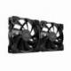 PACK 2 VENTILADORES MARS GAMING MF-PWMX2/ 12CM