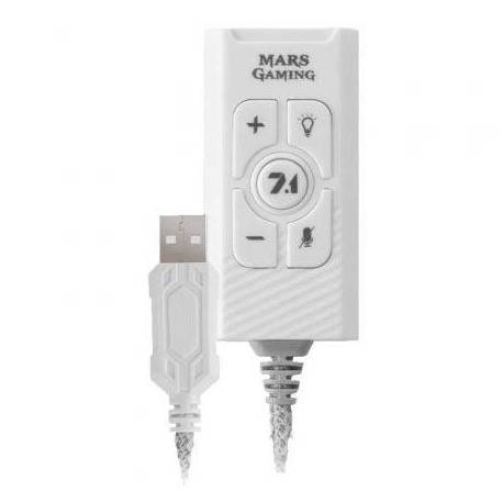 TARJETA DE SONIDO MARS GAMING MSC2/ 7.1/ BLANCA