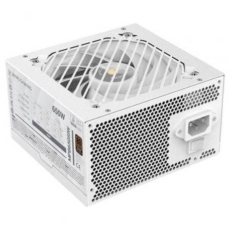 FUENTE DE ALIMENTACIÓN MARS GAMING MPB650SI/ 650W/ VENTILADOR 12CM/ 80 PLUS BRONZE/ BLANCA