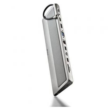 DOCKING USB TIPO-C NGS WONDERDOCK 12 PRO/ 3XUSB/ 2XHDMI 4K/ 1XVGA/ 1XRJ45/ 1XLECTOR DE TARJETAS/ 1XJACK 3.5/ 1XUSB TIPO-C PD/