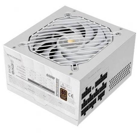 FUENTE DE ALIMENTACIÓN MARS GAMING MPB650SIM/ 650W/ VENTILADOR 12CM/ 80 PLUS BRONZE/ BLANCA