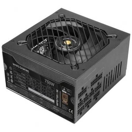 FUENTE DE ALIMENTACIÓN MARS GAMING MPB750SIM/ 750W/ VENTILADOR 14CM/ 80 PLUS BRONZE