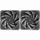 PACK 2 VENTILADORES MARS GAMING MF-NCLX2/ 12CM