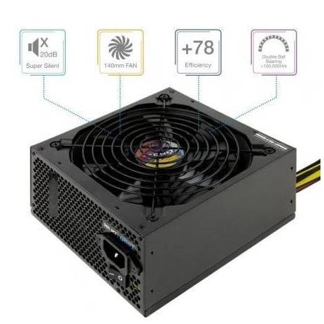 FUENTE DE ALIMENTACIÓN TOOQ TQAPOLO-650SP/ 650W/ VENTILADOR 14CM