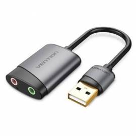 TARJETA DE SONIDO VENTION CDKHB/ USB MACHO - 2XJACK 3.5 HEMBRA