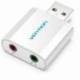 TARJETA DE SONIDO VENTION VAB-S13/ 2.1/ PLATA