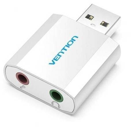 TARJETA DE SONIDO VENTION VAB-S13/ 2.1/ PLATA