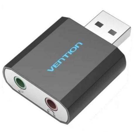 TARJETA DE SONIDO VENTION VAB-S17-B/ 2.1/ NEGRO