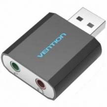 TARJETA DE SONIDO VENTION VAB-S17-B/ 2.1/ NEGRO