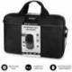 MALETÍN + RATÓN SUBBLIM SELECT PACK PARA PORTÁTILES HASTA 15.6'/ CINTA PARA TROLLEY/ NEGRO