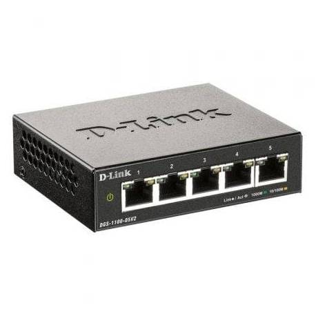SWITCH D-LINK DGS-1100-05V2 5 PUERTOS/ RJ-45 10/100/1000