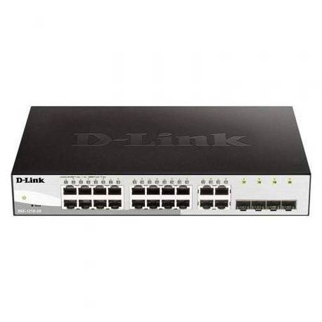 SWITCH D-LINK DGS-1210-20/ 20 PUERTOS/ RJ45 10/100/1000/ SFP